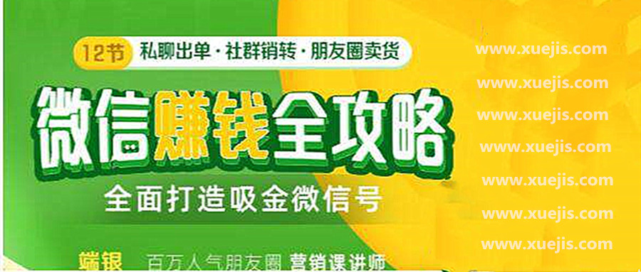 12節(jié)微信賺錢(qián)全攻略 百度網(wǎng)盤(pán)插圖 12節(jié)微信賺錢(qián)全攻略 百度網(wǎng)盤(pán)插圖