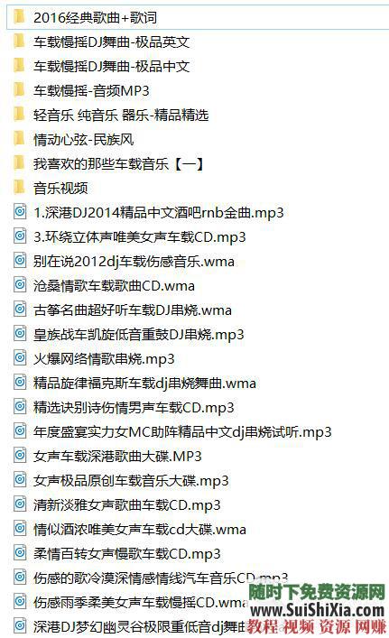 320K無損車載流行MP3音樂舞曲+MP4視頻神曲，共42G幾千首打包分享_趣資料教程資源插圖19