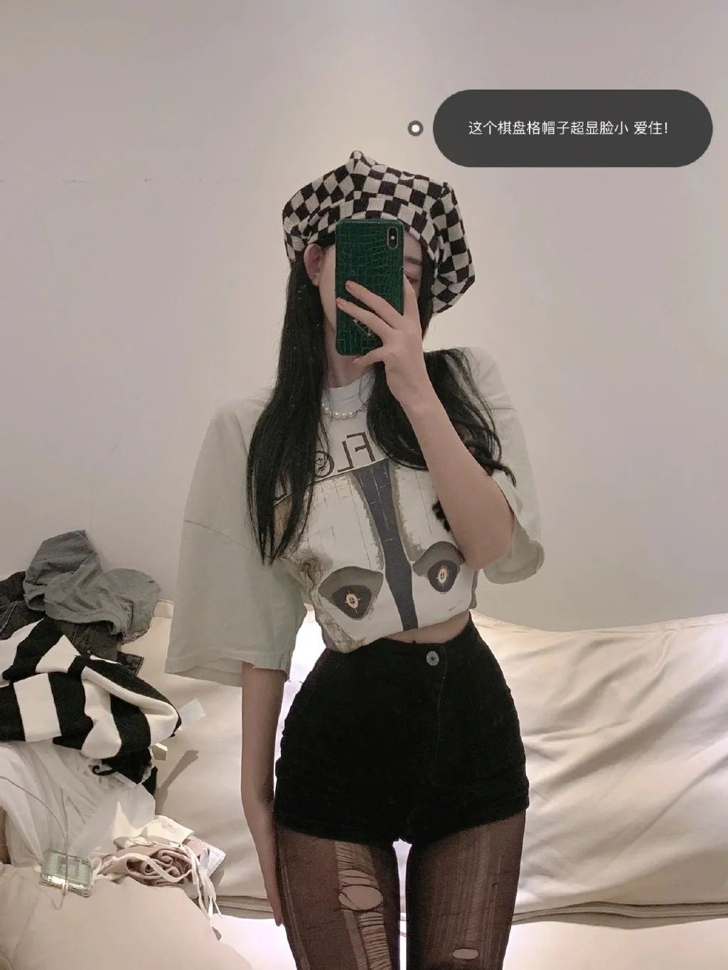 妹子絲襪都破了，好心疼?。〔鍒D4