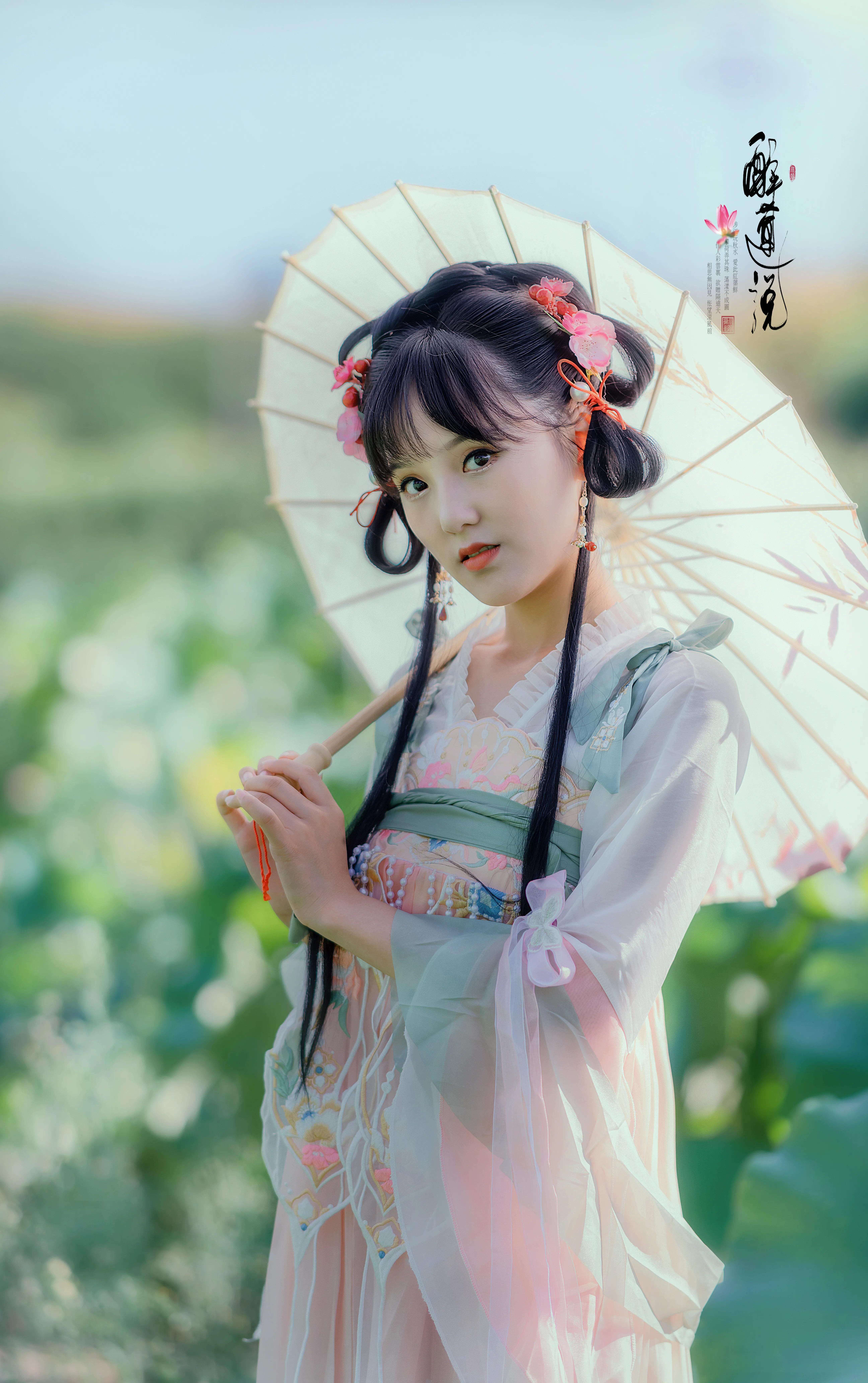 心醉迷，夢(mèng)醉迷。葉鋪池，花開(kāi)池。插圖4