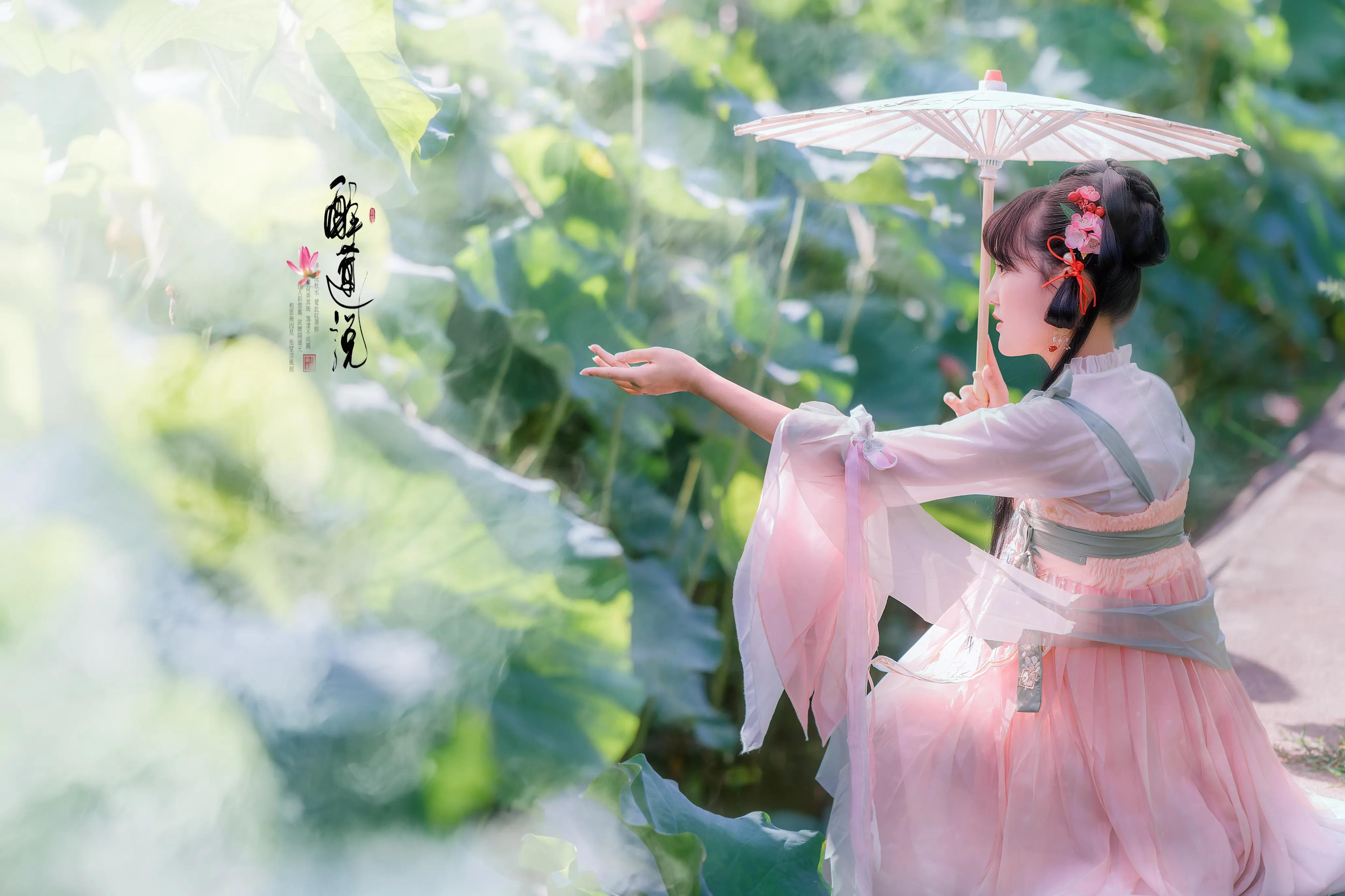 心醉迷，夢(mèng)醉迷。葉鋪池，花開(kāi)池。插圖5