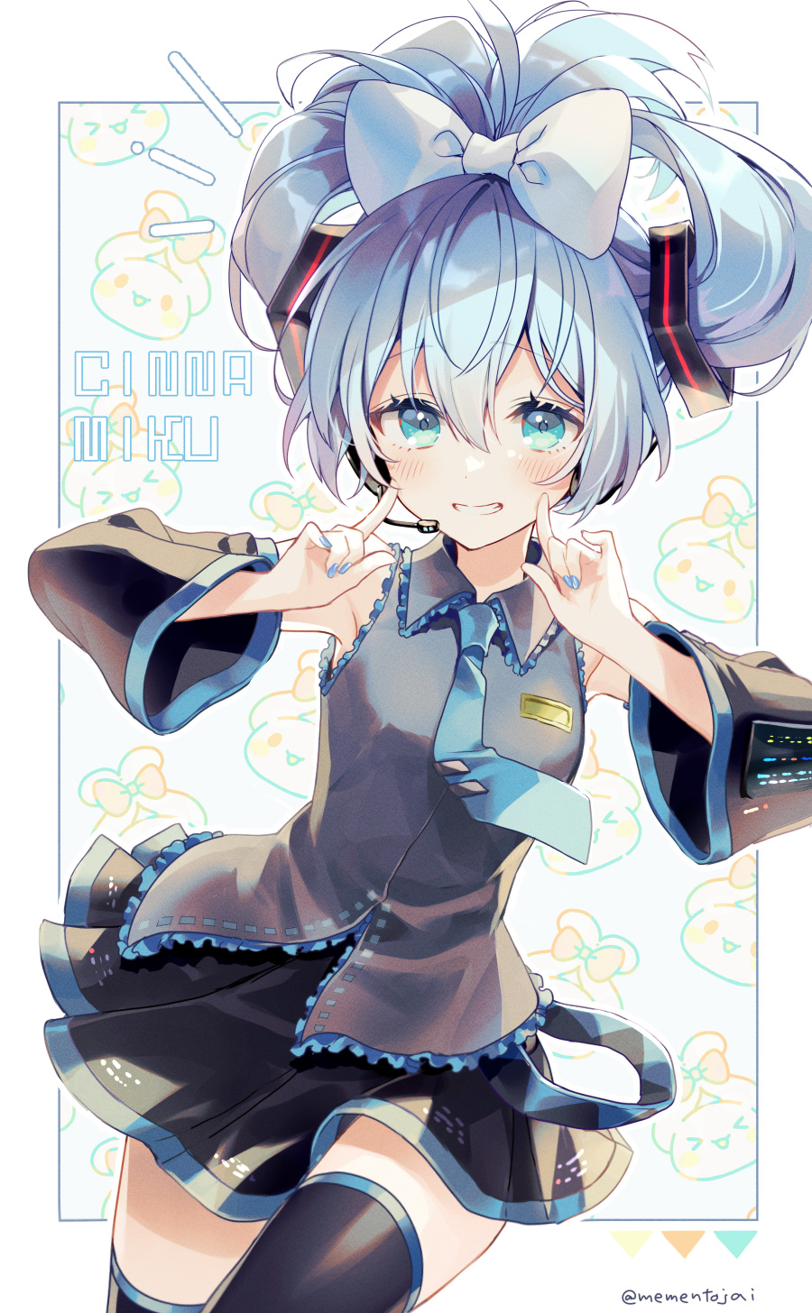 萌萌的玉桂狗初音未來組合登場，雙倍的萌萌氣息超治愈插圖20