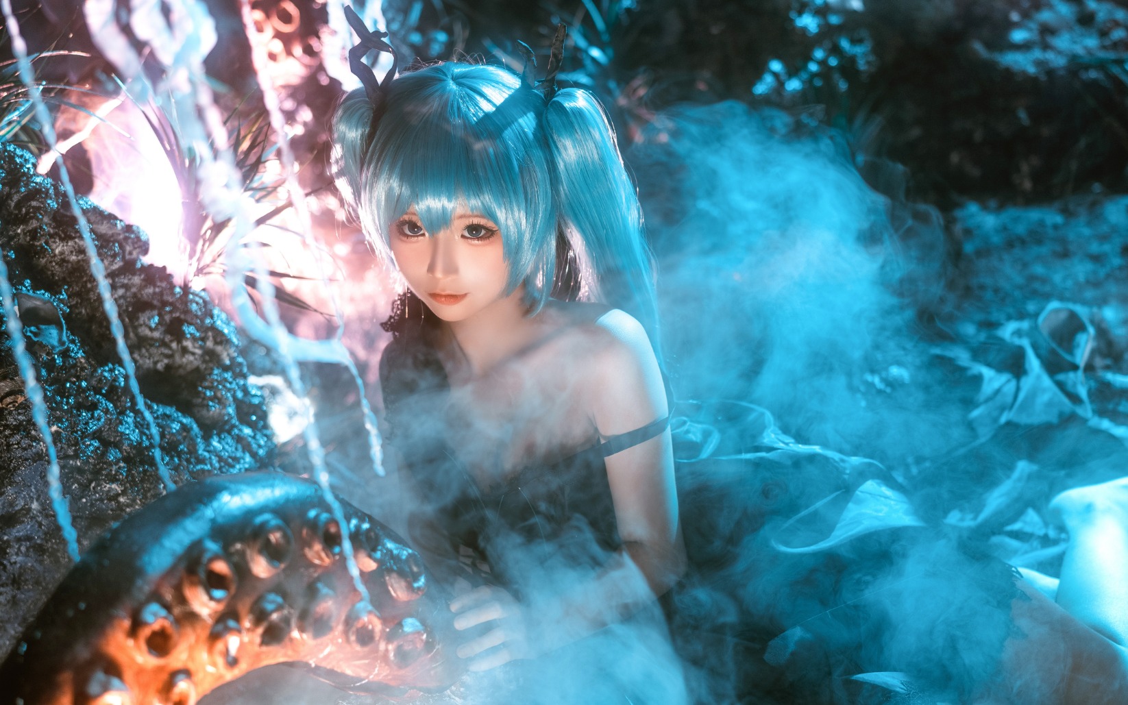 文藝復(fù)古！蠢沫沫推出初音未來深海少女主題作品插圖