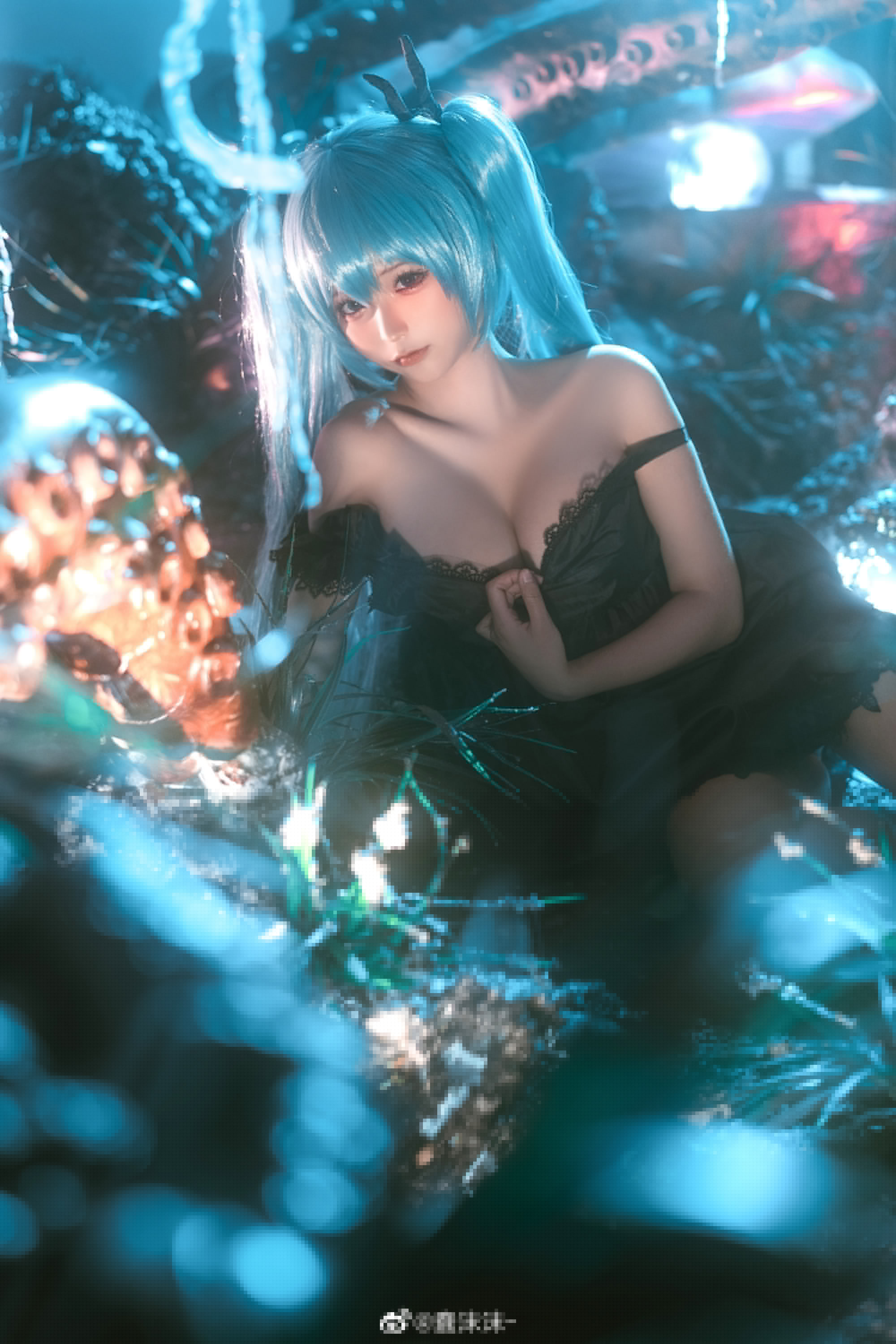 文藝復(fù)古！蠢沫沫推出初音未來深海少女主題作品插圖8