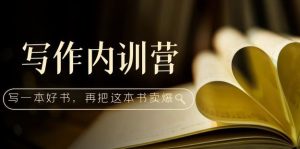 寫作內(nèi)訓營：百萬級大佬教你如何寫一本好書百度網(wǎng)盤插圖