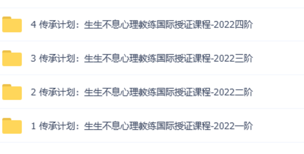 【心理上新】803、【完結(jié)】傳承計(jì)劃：生生不息心理教練國(guó)際授證課程-2022（1-4階）插圖