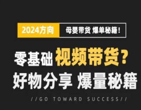 短視頻母嬰賽道實(shí)操流量訓(xùn)練營(yíng)，零基礎(chǔ)視頻帶貨，好物分享，爆量秘籍插圖