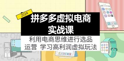 《拼多多虛擬電商實戰(zhàn)課》選品+運營，高利潤虛擬玩法插圖