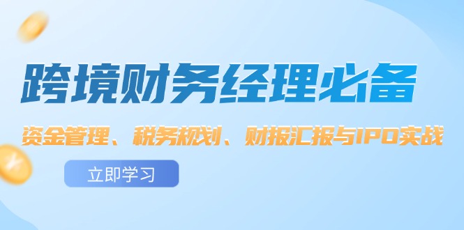 跨境財(cái)務(wù)經(jīng)理必備：資金管理、稅務(wù)規(guī)劃、財(cái)報(bào)匯報(bào)與IPO實(shí)戰(zhàn)插圖